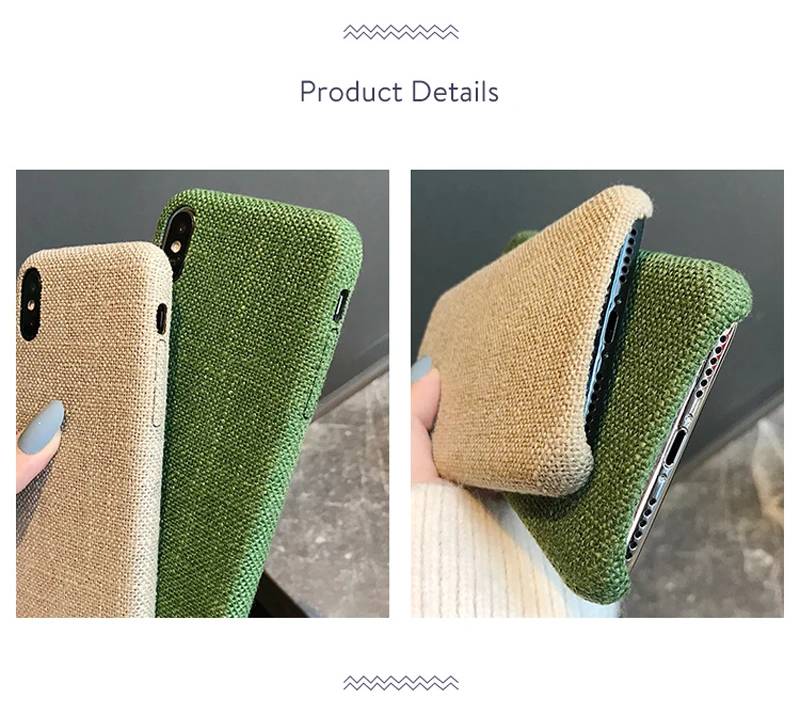 KASONPAI ультра-тонкая ткань текстура мягкий чехол для iPhone XS MAX 7 6 6S 8 Plus X XR чехол Холст сетка узор чехол для телефона s Fundas