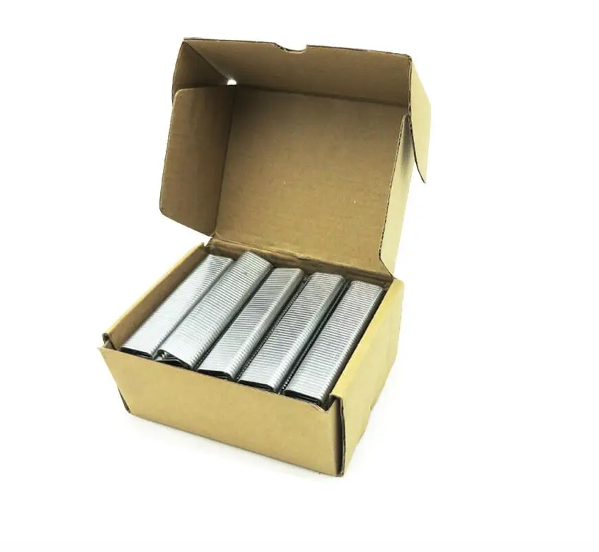 1000 pcs nails Сельскохозяйственная клетка для животных соединительное кольцо Plires+ 1000 шт. C тип гвозди животных проволока пружинный зажим курица свинья птица клетка для домашних животных монтажное оборудование - Цвет: 1000 pcs nails