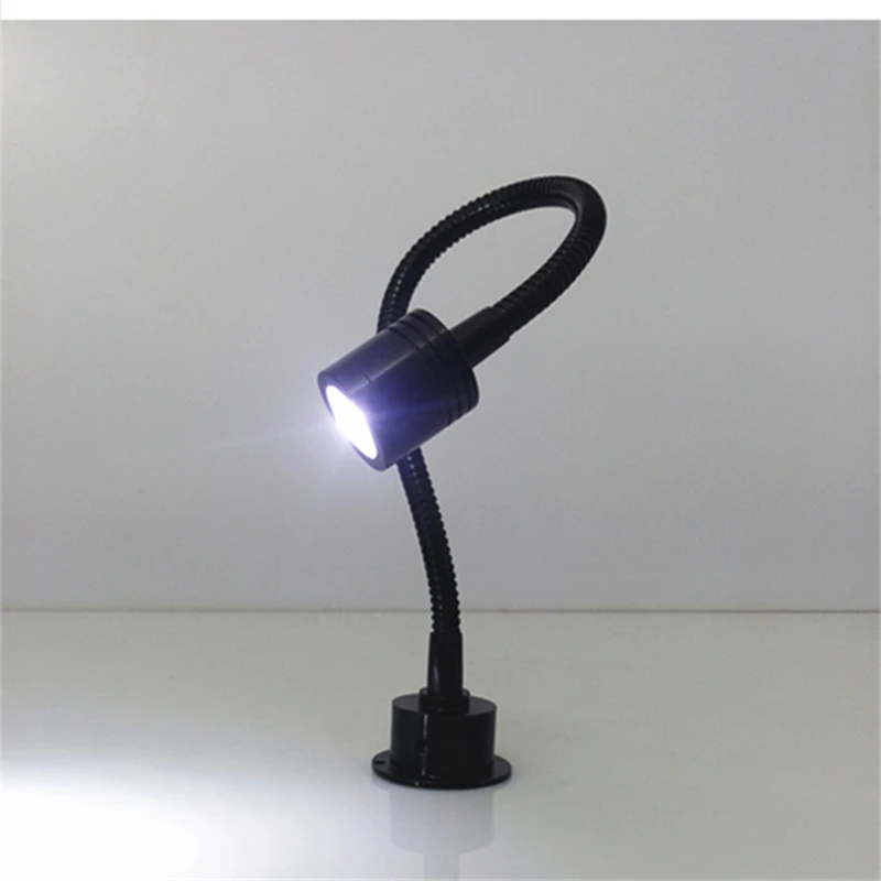 1 Вт/3 Вт Светодиодная Гибкая трубчатая точечная лампа для шкафа светодиодная