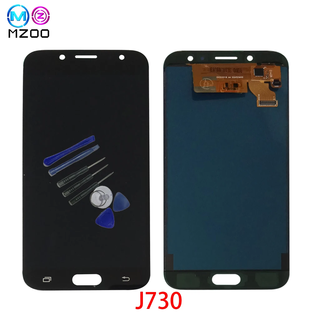 Яркость можно настраивать для samsung Galaxy J7 Pro 2017 J730 J730F ЖК-дисплей DisplayJ730F J730GM J730G