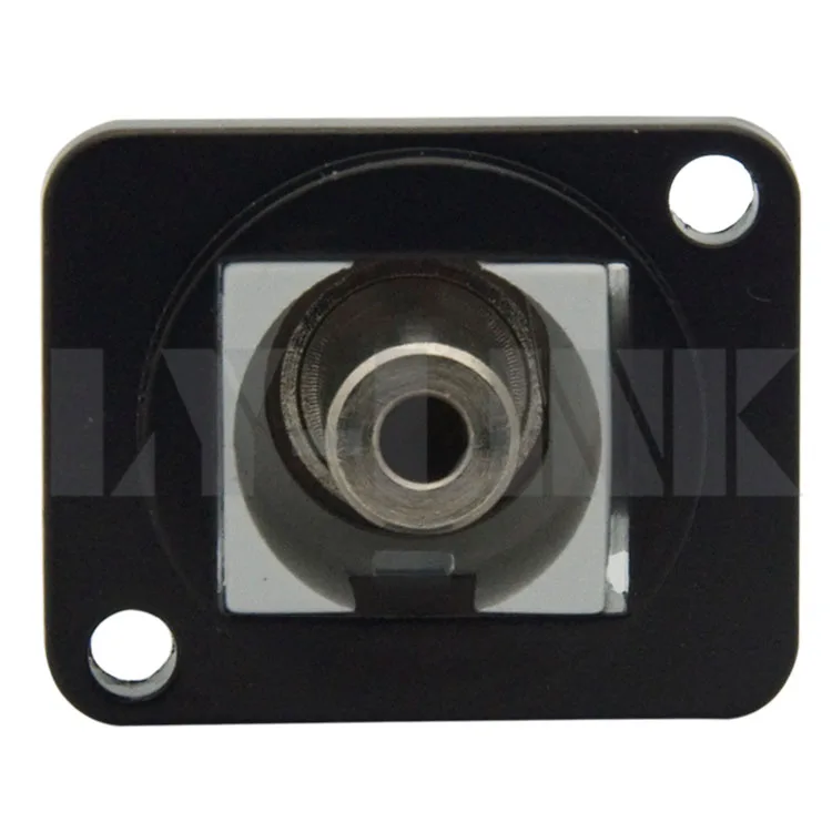 Новый стиль металла D Тип 3 5 мм аудио гнездо к гнезду разъем с металлическим