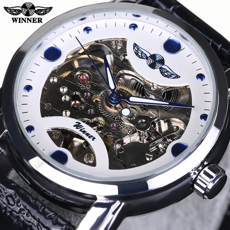 Часы наручные мужские автоматические брендовые роскошные дизайнерские с чёрным