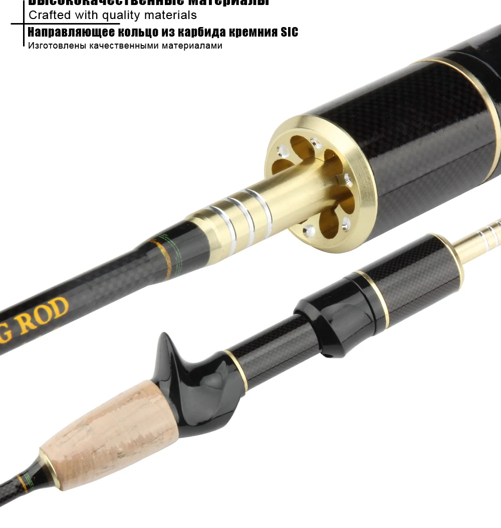 RoseWood ультра-светильник, Удочка 1,8 м, 95 г, Двойные наконечники, UL, мягкое рыболовное удилище, спиновое литье, Удочка 0,8-5 г, 2-5LB для пресноводной рыбалки