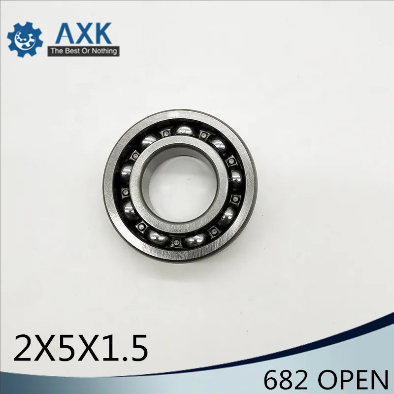 682 открытый подшипник ABEC 1 (10 шт.) 2x5x1 5 мм 618/2 миниатюрные радиальные упорные
