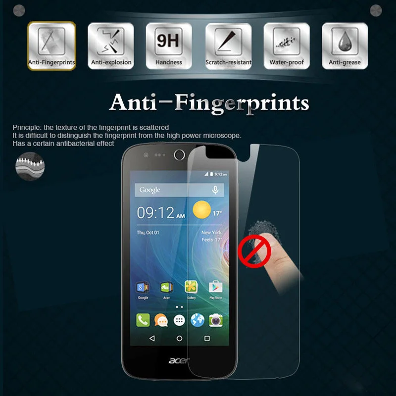 2.5D 9H Премиум Защита экрана закаленное стекло для Acer Z530 Z630 Z320 Z525 Z520 Zest plus x2 защитная