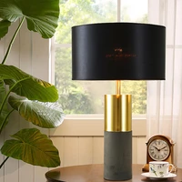 led e27 nordic iron fabric cement led lamp led light table lamp desk lamp led desk lamp for bedroom foyer
