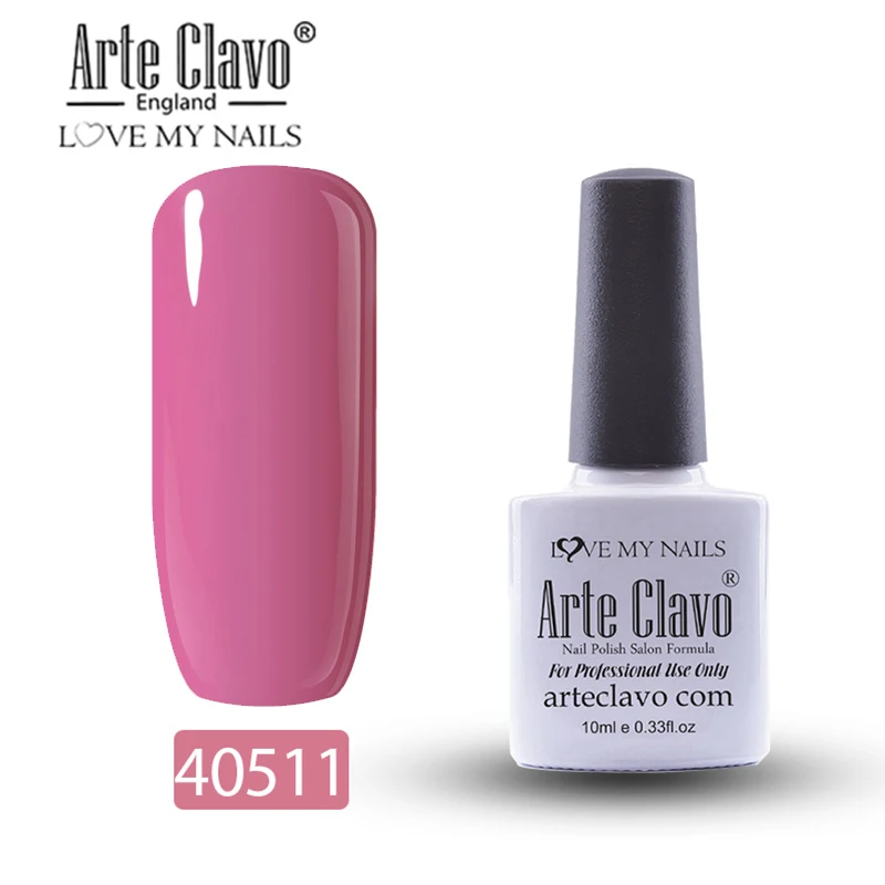 40511 Arte Clavo гель лак 10 мл гель лак для ногтей 79 цветов для маникюра УФ лаковое гелевое покрытие для ногтей Отмачивание лака основа верхнее покрытие - Цвет: 40511