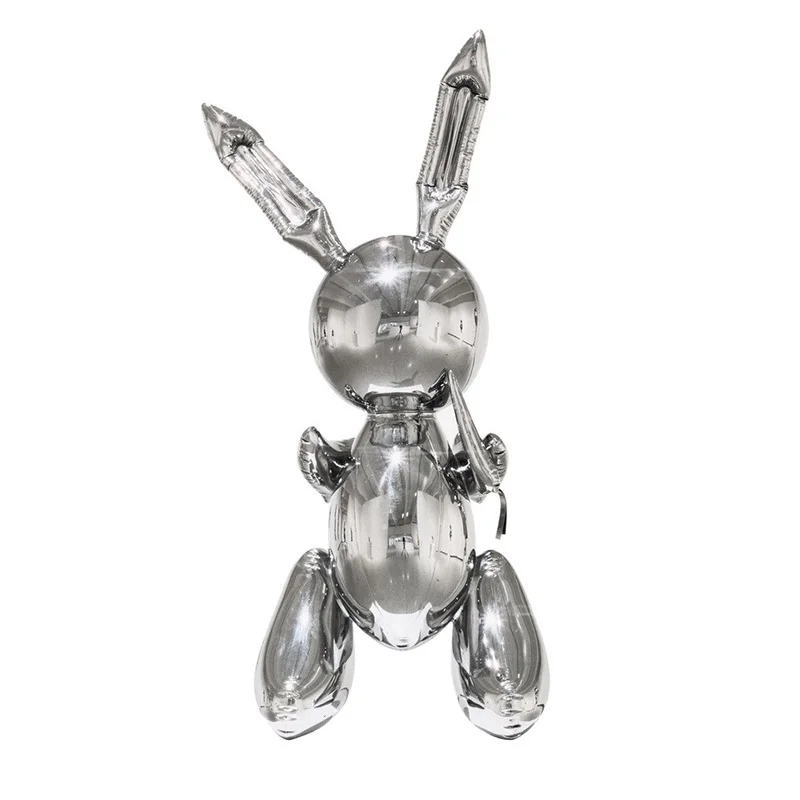 Jeff Koons Кролик Милые Животные Смола скульптура свадебный декоративный шар Кролик дом в скандинавском стиле украшения Аксессуары декор для дома