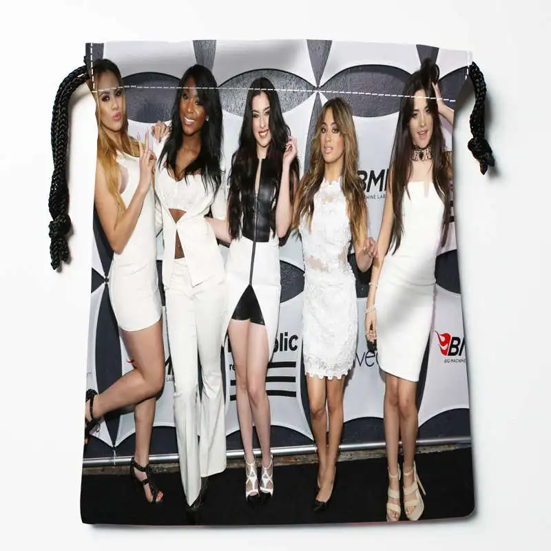 Новое прибытие пятая гармония Drawstring Сумки Пользовательские хранения печатных