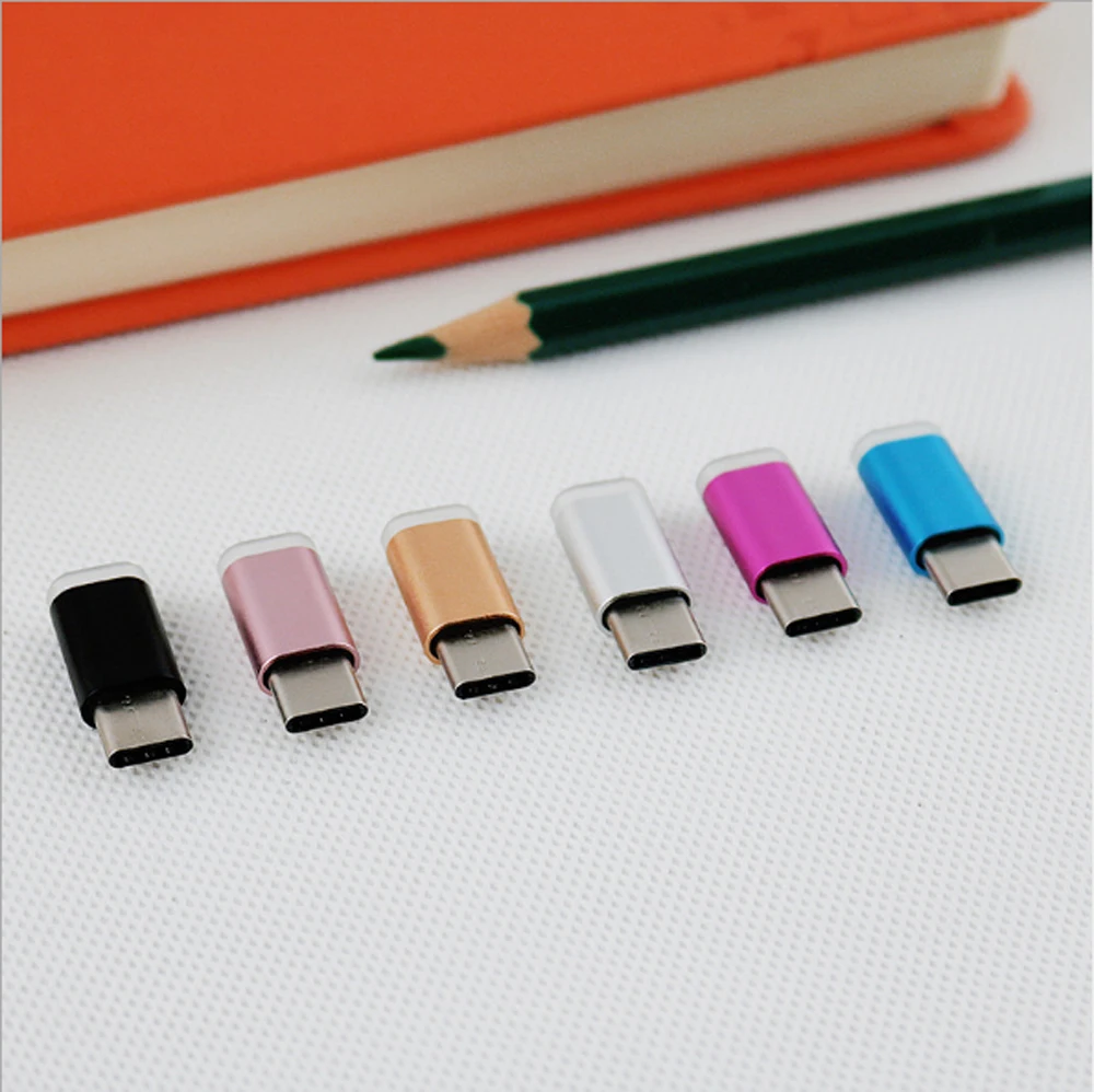 10 шт. Мини OTG адаптер для передачи данных Micro USB Female To 8 Pin/Type c Male iph Huawei Синхронизация