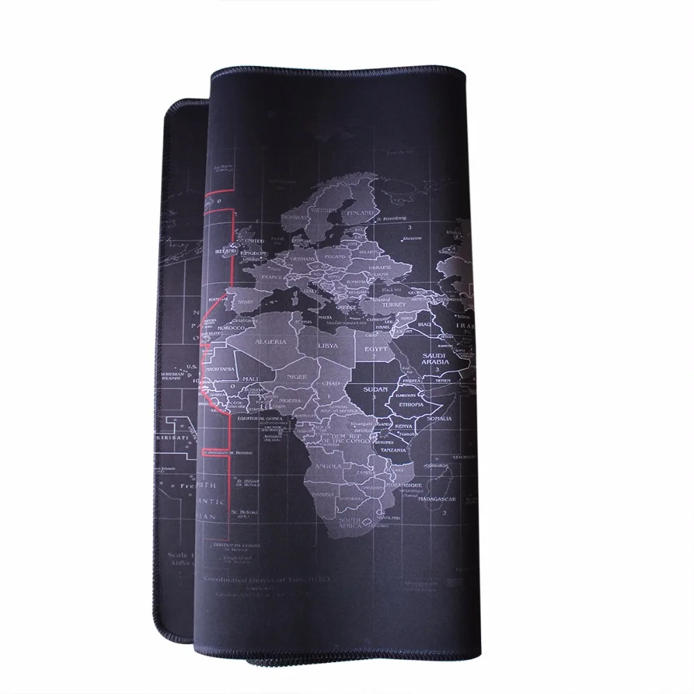 Pbpad очень большой размер 90*40 см коврик для мыши с изображением карты старого мира