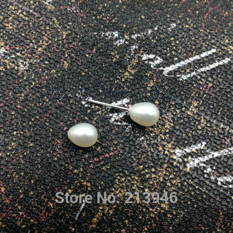 

40 шт./упаковка, бусины для сережек, 7 х6 мм