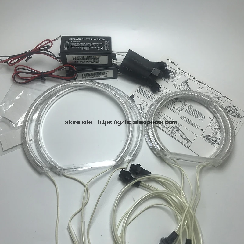 HochiTech для 2001 2004 BMW 3 серии E46 компактный сверхяркий дневной свет DRL CCFL глаза ангела