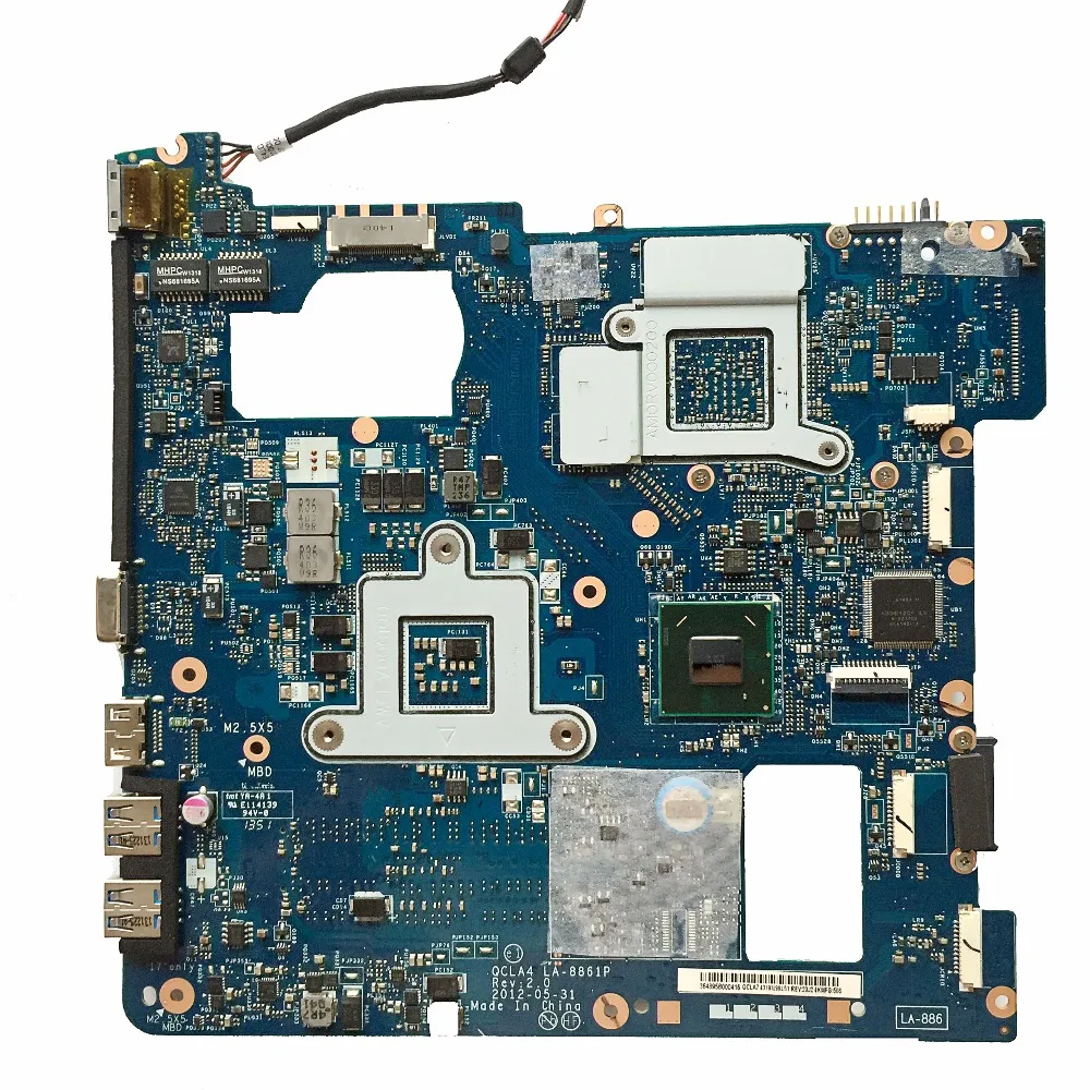 Reboto для samsung NP350V5C 350V5X Материнская плата ноутбука QCLA4 LA-8861P BA59-03538A BA59-03397A HD 7670 M/2 ГБ HM76 DDR3 тестирование