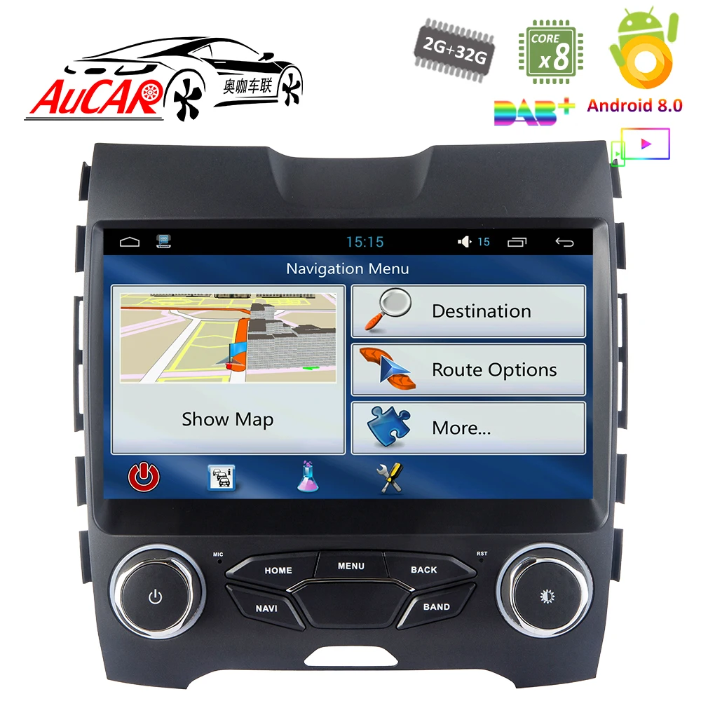 Android 7 1 10 &quotАвтомобильный dvd-плеер GPS навигационная система для Ford Edge 2015
