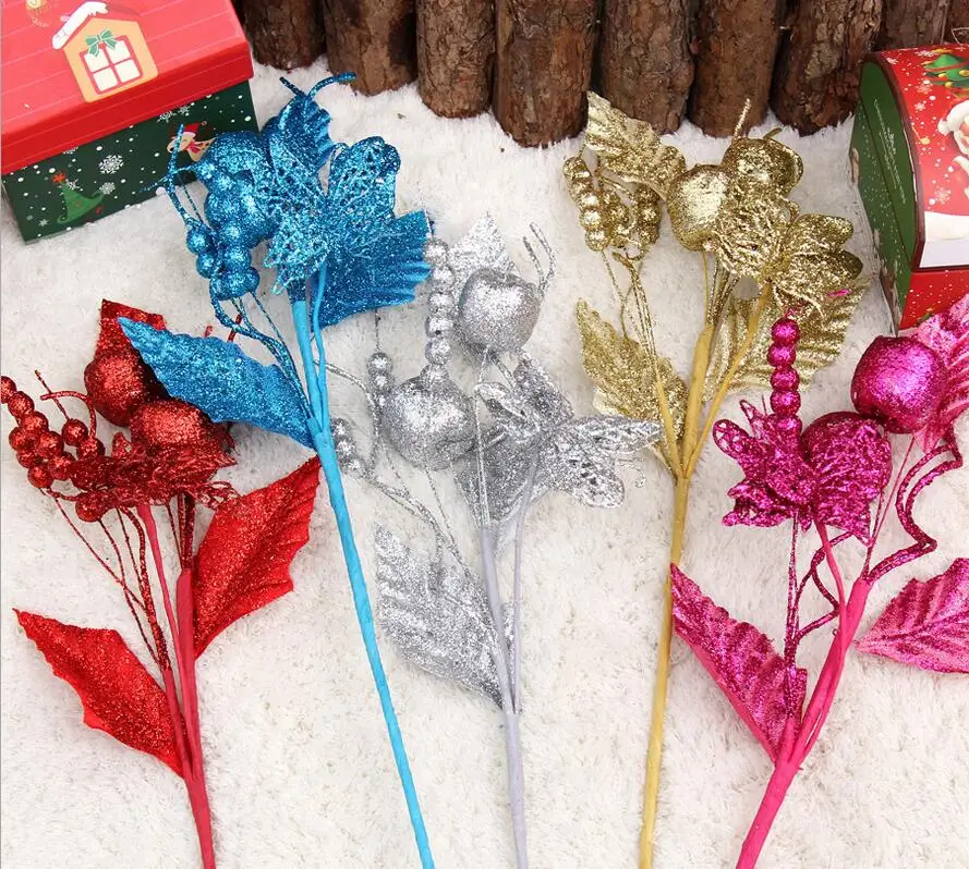 5 шт. 24*14 см бабочка с фруктовыми ветками для свадебной вечеринки украшение