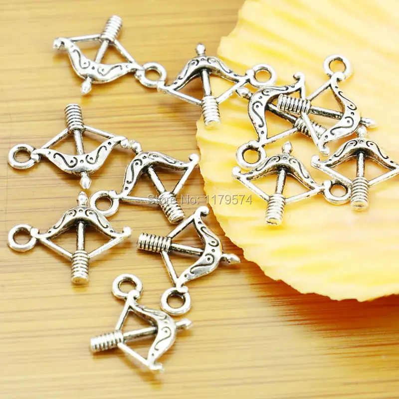 Бусины-шармы с луком и стрелкой для подвесок 10 шт. | Украшения аксессуары