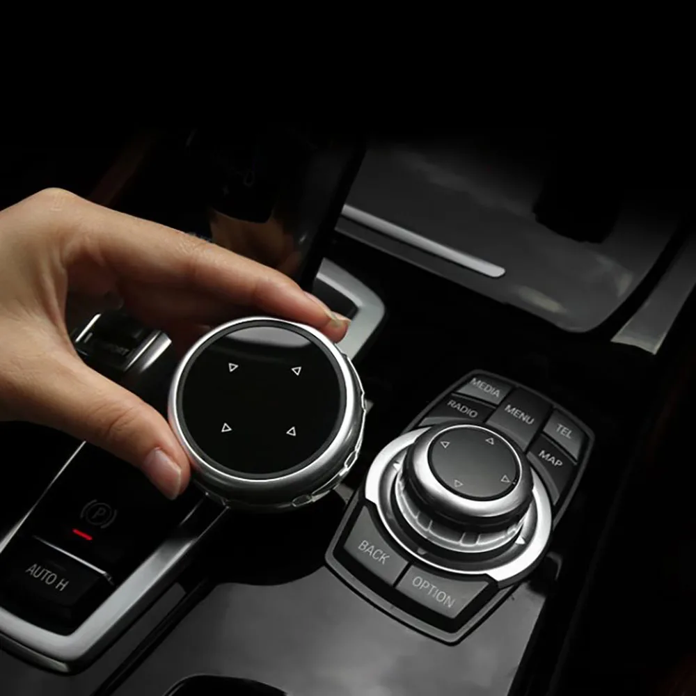 Idrive Car Multimedia Buttons Cover Control Knob Button Drive Stickers Interior Accessories | Автомобили и мотоциклы