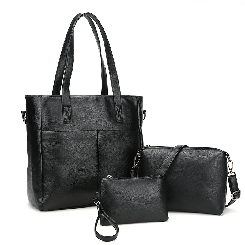 SA Брендовая женская сумка 3 комплекта твердая кожаная 2018 большая на плечо женские