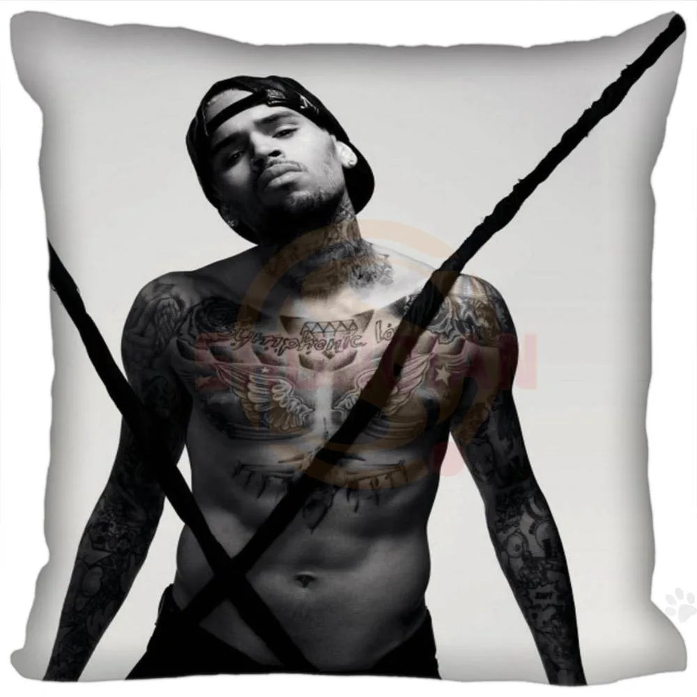 H + P #69 Новинка Лидер продаж Пользовательские наволочки Chris Brown #4 мягкие размером