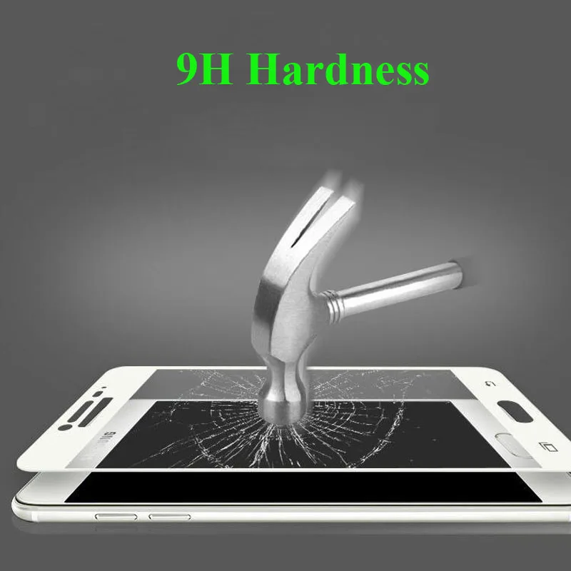 Для Samsung Galaxy J5 J7 Prime A5 A7 A3 2017 S7 S6 Edge Plus чехол полное покрытие 2.5D 9H защита экрана