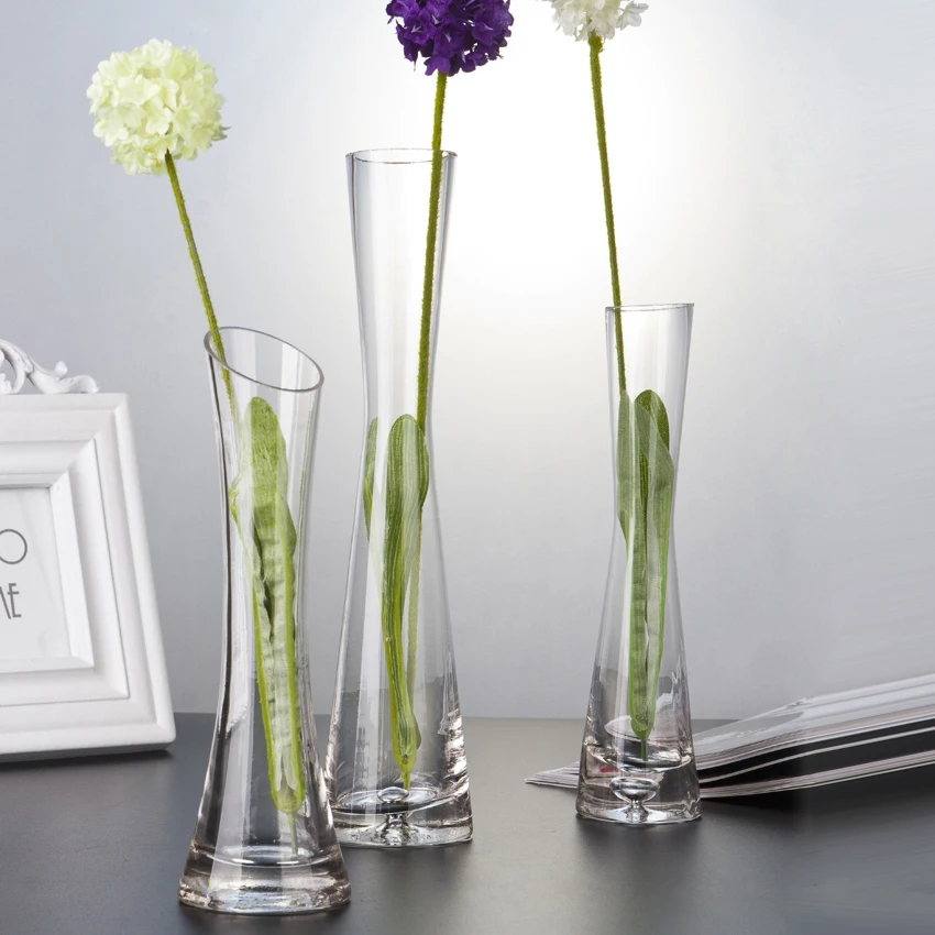 Современная креативная настольная ваза для цветов украшение дома прозрачные