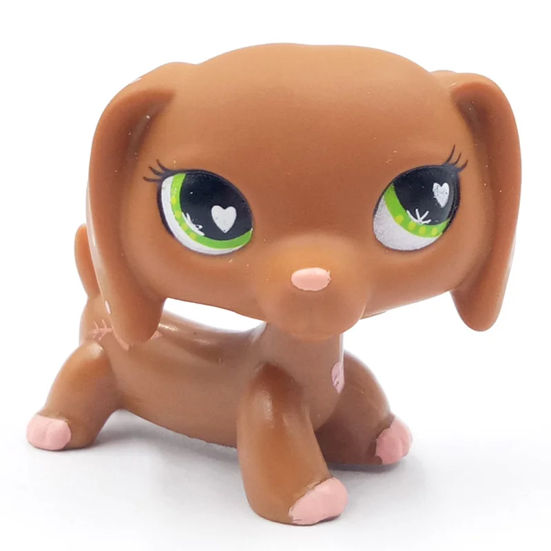556 Пет шоп стоячки lps pet shop лпс игрушки редкие кошечку стоячки собаки колли такса рождения Новому Году Подарок pet shop short hair cat original gift toys old rare stanchion dog collie dachshund - Цвет: 556