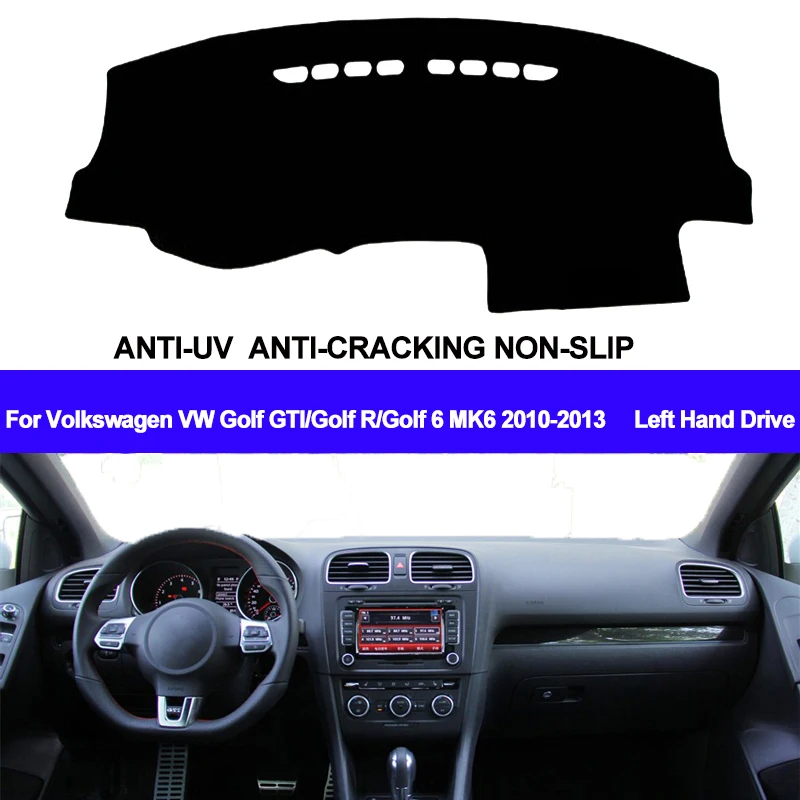 Коврик TAIJS для приборной панели автомобиля коврик с защитой от УФ-лучей Volkswagen VW Golf