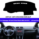Коврик TAIJS для приборной панели автомобиля, коврик для приборной панели, коврик, коврик для приборной панели с защитой от УФ-лучей для Volkswagen VW Golf GTIGolf RGolf 6 MK6 2010-2012