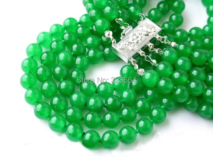 Красивое круглое ожерелье АА 4 нити 8 мм | Украшения и аксессуары