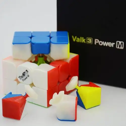 Valk3 Power M Color Магнитный куб Valk3 power M/Valk 3/Mini Valk3 Размер куб 3х3 скорость Mofangge соревнования Кубики Игрушки WCA головоломка волшебный куб - Цвет: Valk3 Power M Color