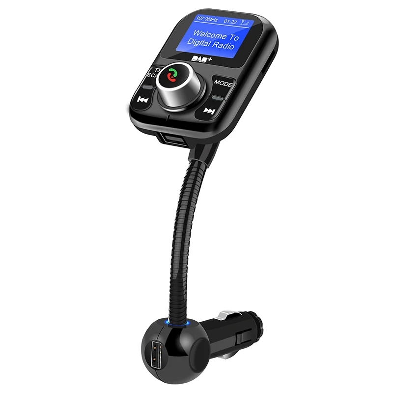 Nulaxy FM Bluetooth передатчик приемник DAB Handsfree автомобильный комплект с ЖК дисплеем