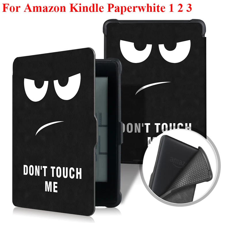 Мягкий ТПУ чехол для Amazon Kindle Paperwhite 1 2 3 электронной книги 2015 2017 Магнитный умный из