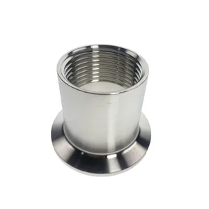 Переходники 12-2 дюйма (DN15-DN50) для водонагревателя, санитарная нержавеющая сталь, SS304, муфта с внутренней резьбой, тройной зажим