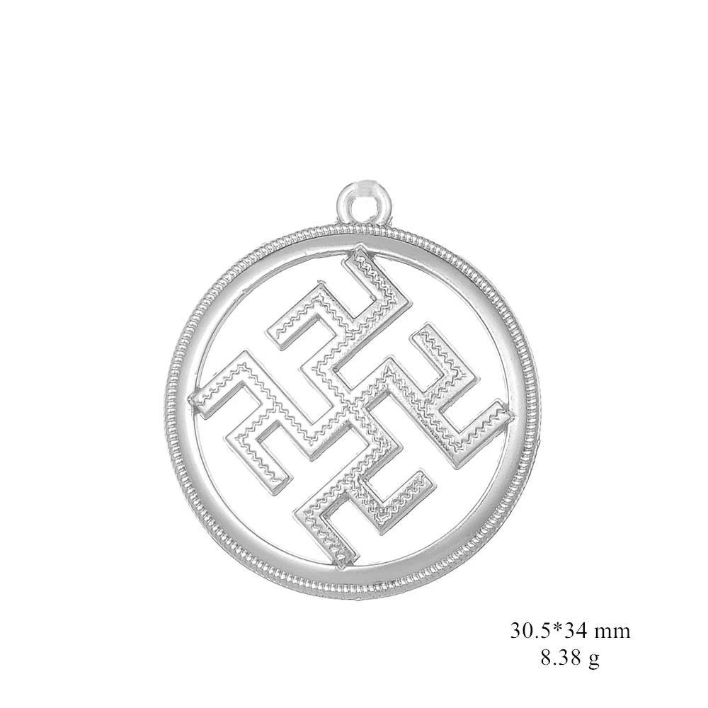 Женские Подвески в богемном стиле с квадратным славянским символом и подвеской