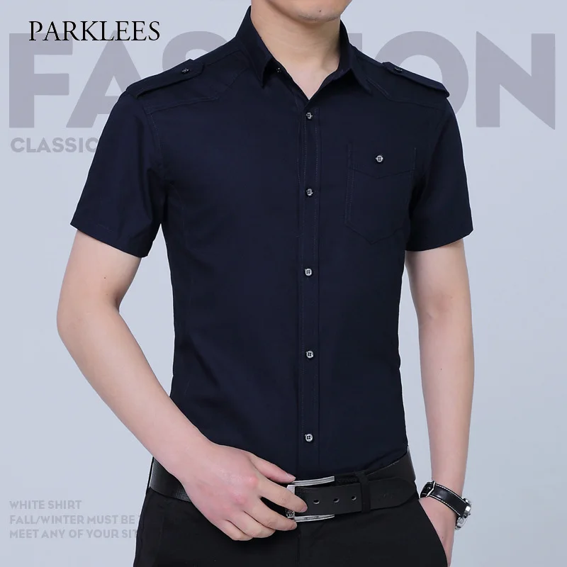 Мужская тактическая рубашка в стиле эполета летняя с коротким рукавом для