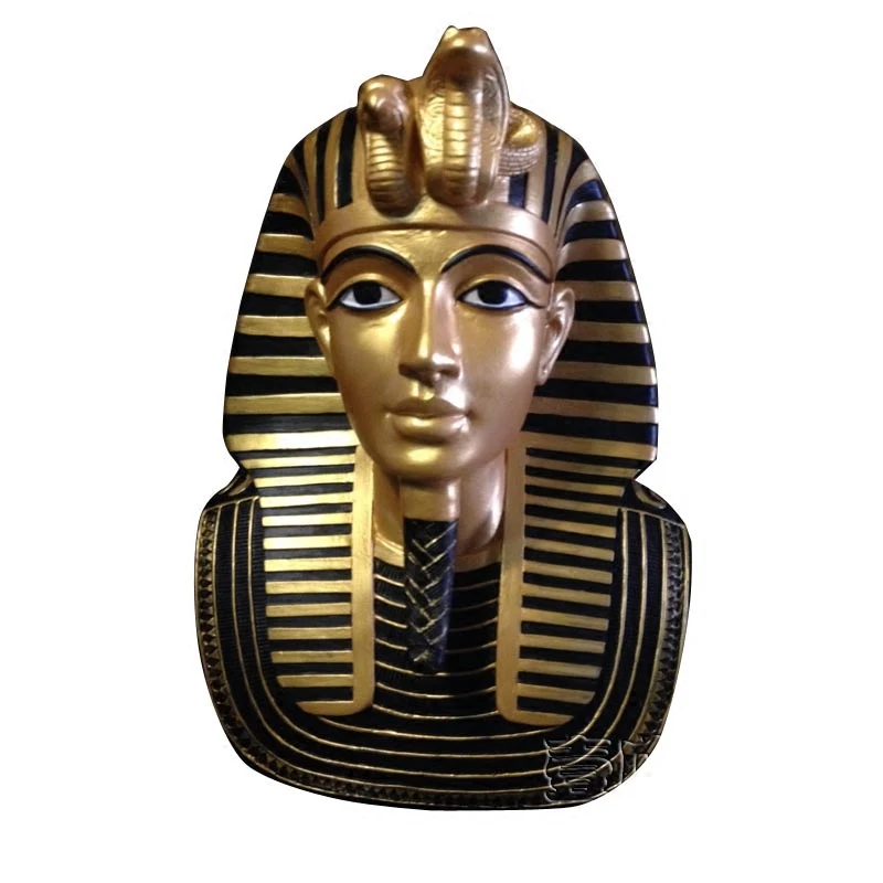 Статуэтки Tutankhamun из смолы египетская Статуэтка Фараона бюст домашний декор креативные ремесла Сувенир подарки R1306