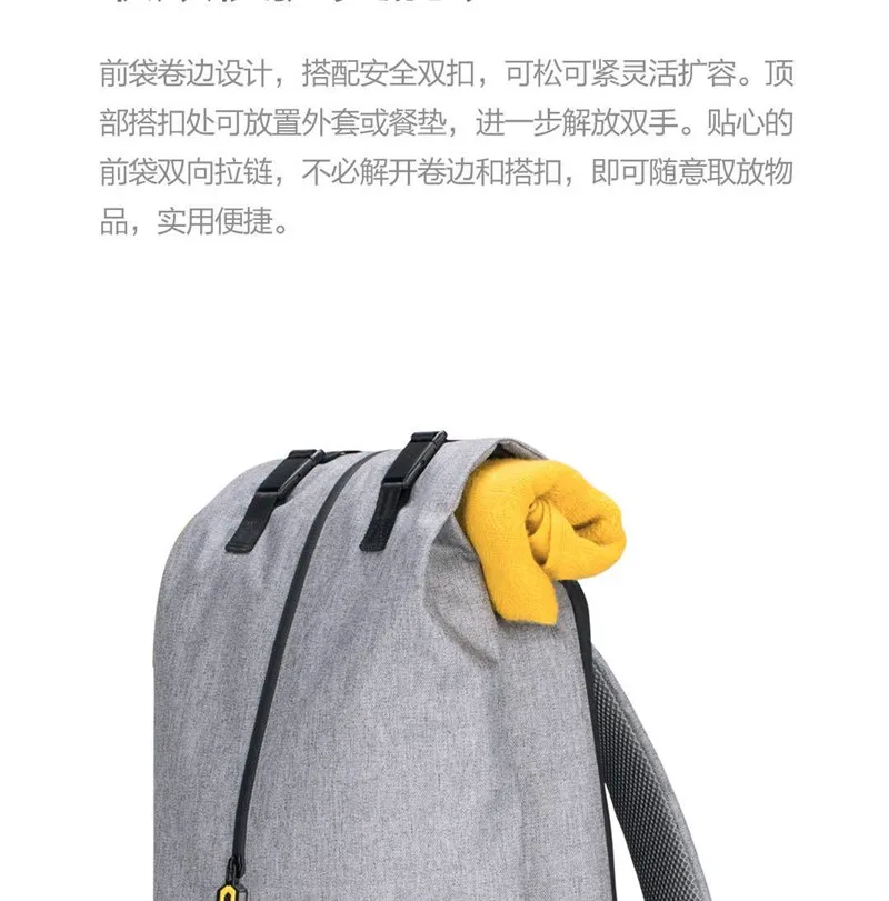 Xiaomi 90FUN Досуг Рюкзак водостойкий рюкзак для мужчин женщин кампус школьный рюкзак сумка через плечо для 1" ноутбука рюкзак