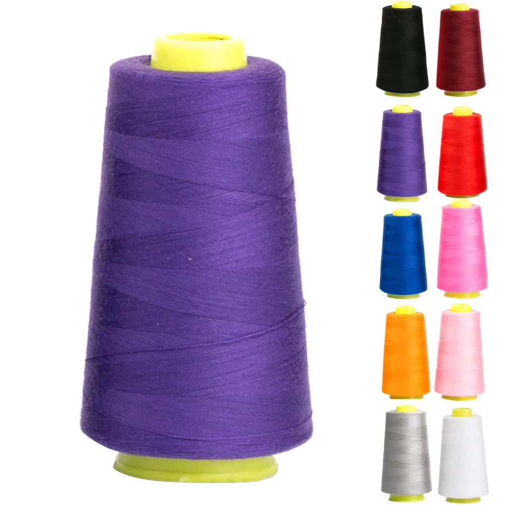 Шитье Serger 40/2 квилтинг тяжелых хлопчатобумажных нитей вязальные катушки|Швейные