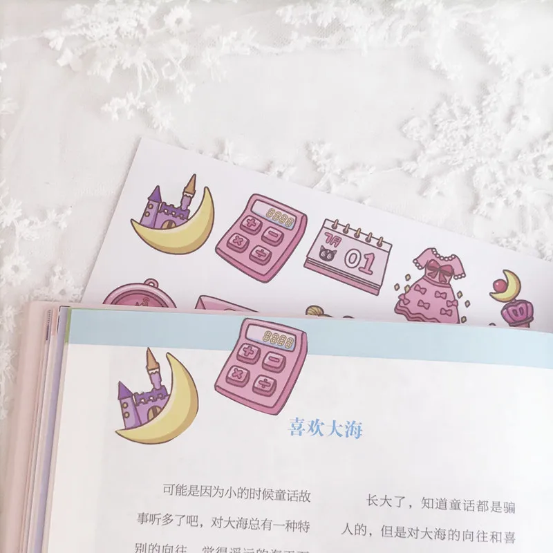 Kawaii мультфильм Сейлор Мун бумажные наклейки DIY наклейки для дневника Скрапбукинг для планировщика альбом милые наклейки канцелярские