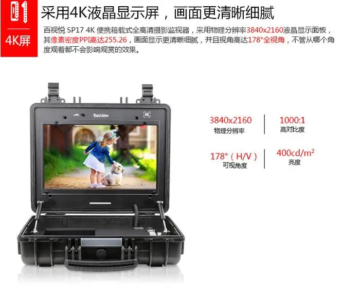 Трансляционный экран Bestview SP17 HDMI и 3G-SDI для кинокамеры 17 3 дюйма с портативной