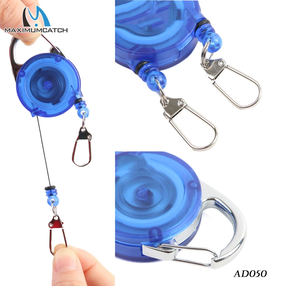 Maximumcatch нахлыстовая Рыбалка Zinger Ретрактор экстрактор брелок держатель для ключей