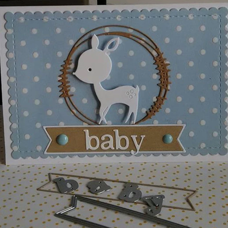 Металлический трафарет различной формы для вырезания животных альбом