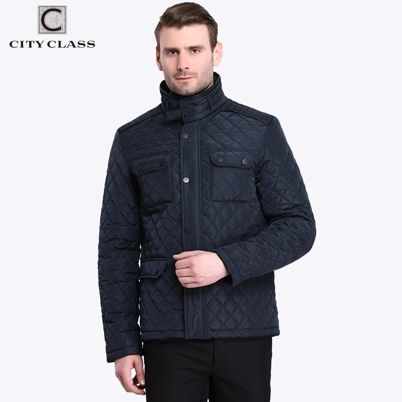 CITY CLASS 2019 Мужская стеганая куртка с несколькими пакетами Повседневная Деловая