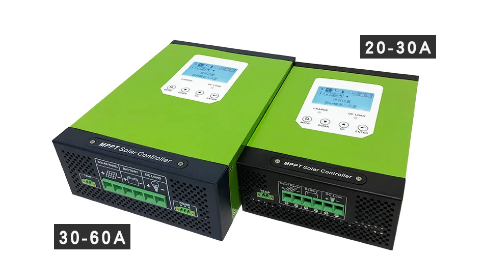 Mppt Солнечный контроллер заряда 20a 30a 40a 50a 60A солнечная панель регулятор 12 в 24 в 48 В ЖК Авто литий-ионный аккумулятор свинцово-кислотный элемент