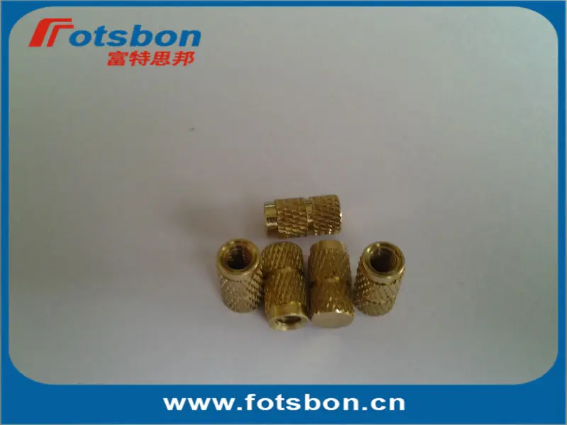 IBB 256 12 слепой резьбой вставка формованная Резьбовая латунь натуральный стандарт