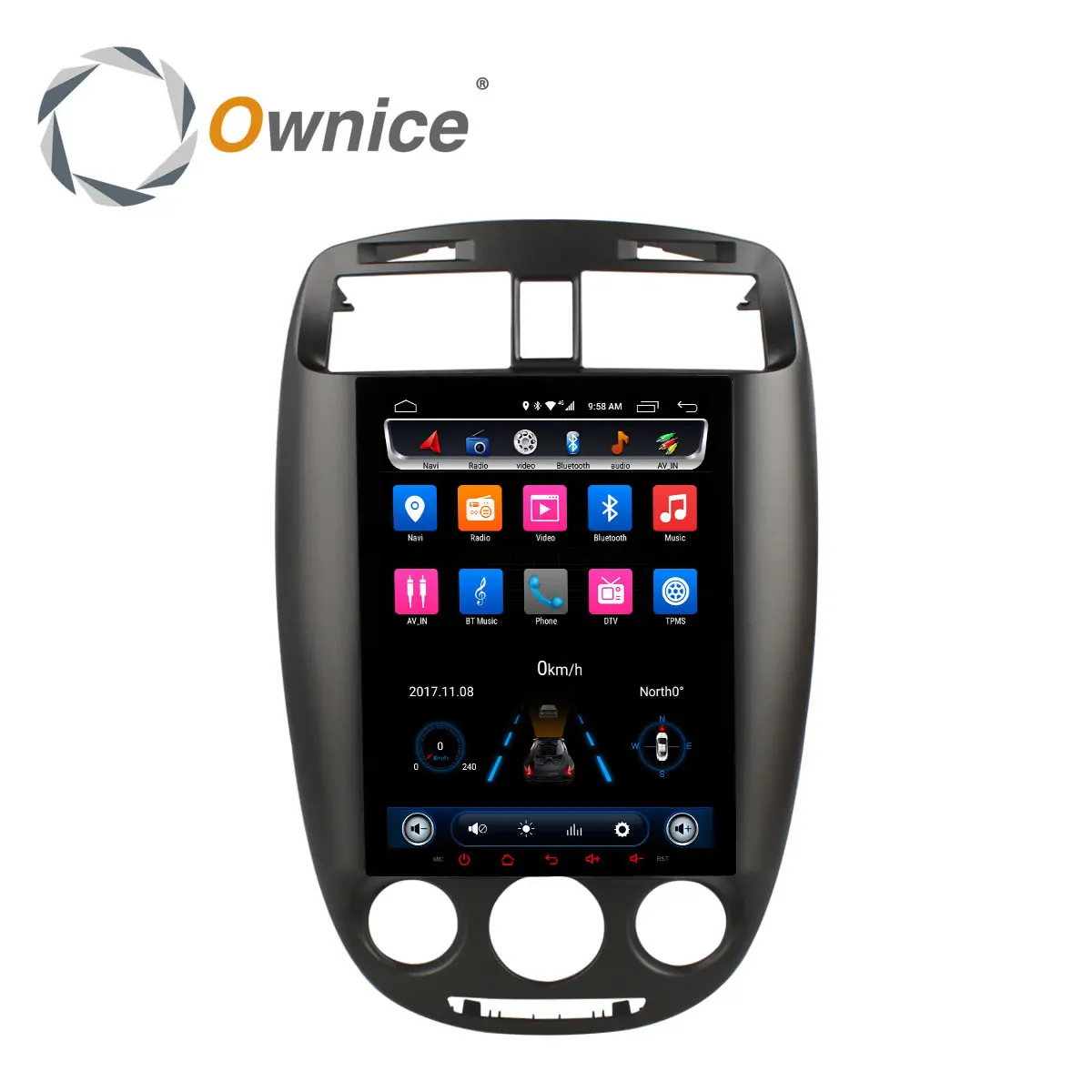 Автомобильный DVD плеер Ownice C600 с восьмиядерным процессором 10 4/9 7 дюймов Android GPS