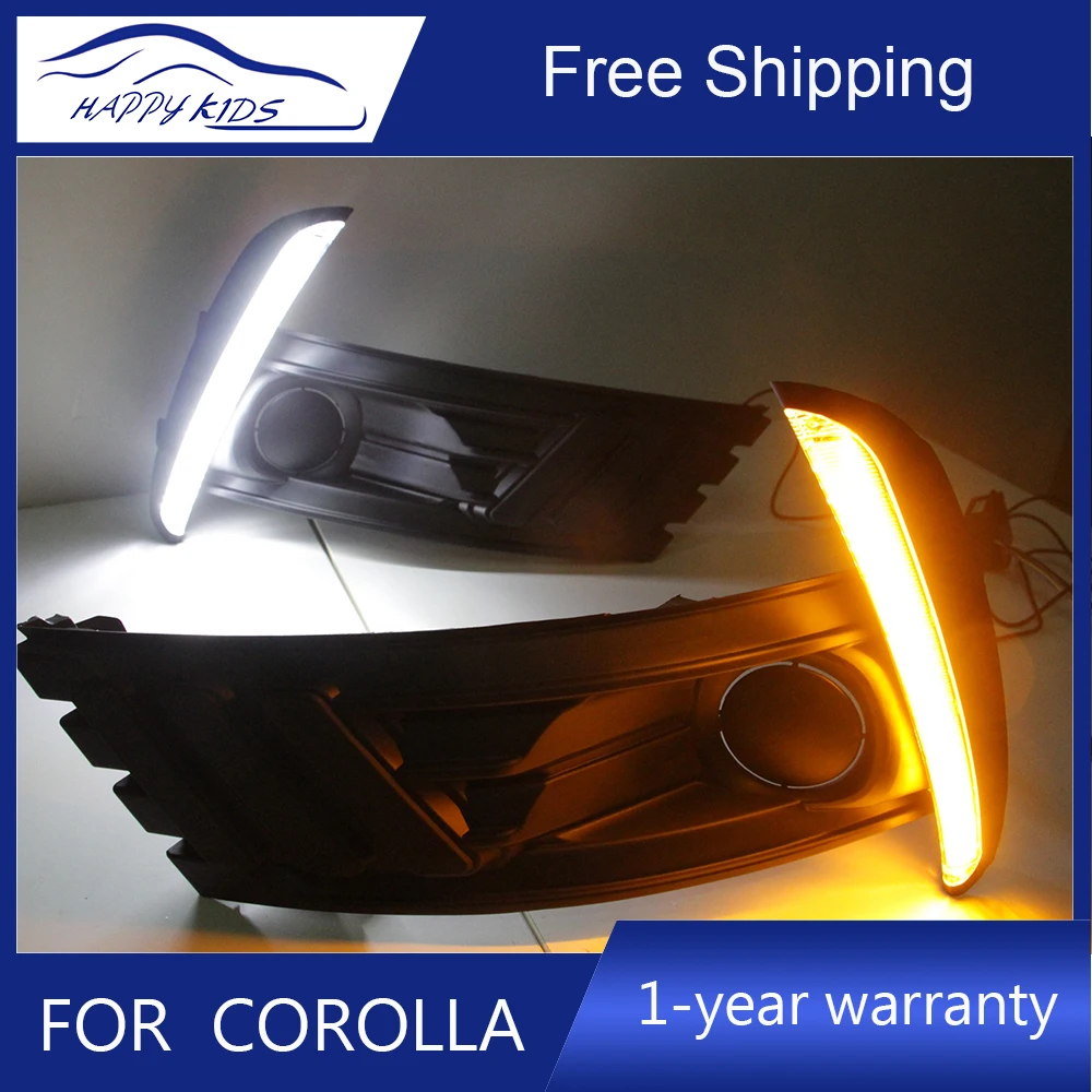 Автомобильный Стайлинг для Toyota Corolla Altis led drl 12 в дневные ходосветильник corolla с