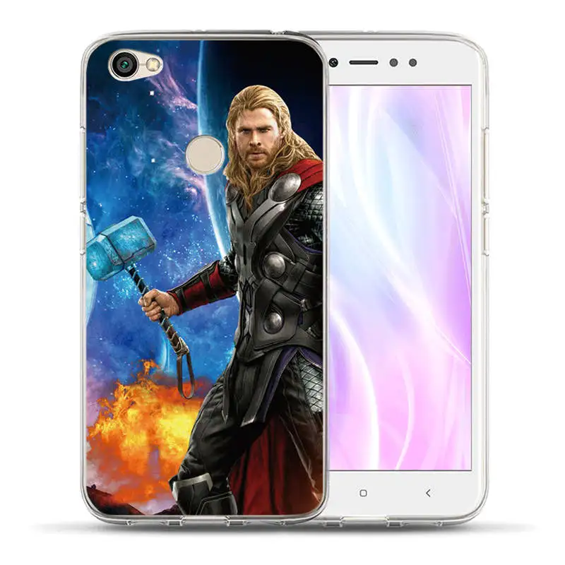 Роскошные герои Marvel Мягкий силиконовый чехол для телефона для Xiaomi Redmi 3S Note 3 4 4X 5A 5 6 Plus Pro Prime чехол Чехол Мстители Hoesjes