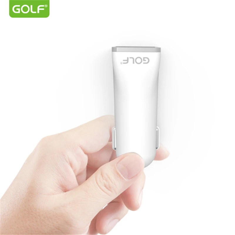 GOLF 2.1A 1A Двойной выход USB Автомобильное зарядное устройство для iPhone iPad Samsung LG Moto